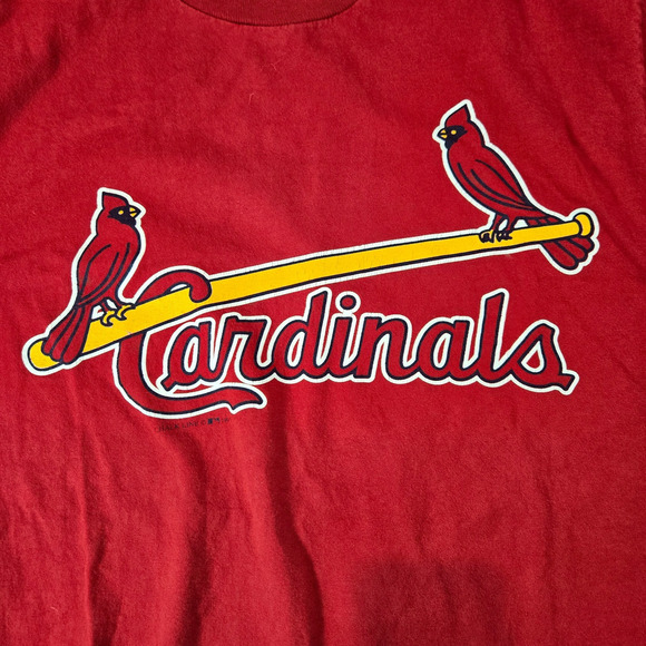 St Louis Cardinals Ron Gant #5 T-Shirt Mens L Vintage 1997 Chalk Line USA MLB - Picture 2 of 10